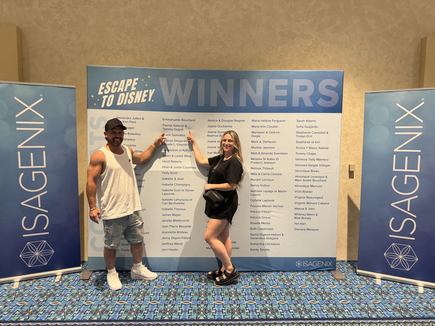 Gagnants Escape to Disney